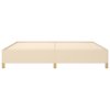 Rám postele bez matrace krémový 200 x 200 cm textil 347194