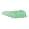 Skleník s ocelovým rámem zelený 80 m² 20 x 4 x 2 m 3188069
