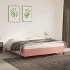 Rám postele růžový 180 x 200 cm samet 347341