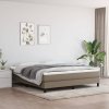 Taštičková matrace taupe 160 x 200 x 20 cm textil 347818