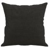 Dekorační polštáře 2 ks černé 40 x 40 cm textil 349475