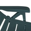 3dílný bistro set plastový zelený 275078