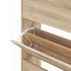 Botník dub sonoma 63x24x147 cm kompozitní dřevo 342543