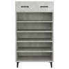 Botník betonově šedý 60 x 35 x 105 cm kompozitní dřevo 812793