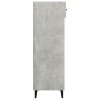 Botník betonově šedý 60 x 35 x 105 cm kompozitní dřevo 812793