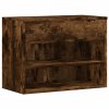 Lavice s botníkem kouřový dub 60 x 30 x 45 cm kompozitní dřevo 816050