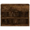 Lavice s botníkem kouřový dub 60 x 30 x 45 cm kompozitní dřevo 816050