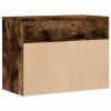 Lavice s botníkem kouřový dub 60 x 30 x 45 cm kompozitní dřevo 816050