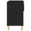 Botník černý 70x36x60 cm kompozitní dřevo 819757