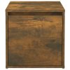 Úložný box se zásuvkou kouřový dub 40,5 x 40 x 40 cm kompozit 820517
