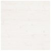 Stolní deska bílá 80x80x2,5 cm masivní borové dřevo čtvercová 824391