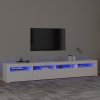 TV skříňka s LED osvětlením bílá 240x35x40 cm 3152722