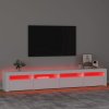 TV skříňka s LED osvětlením bílá 240x35x40 cm 3152762