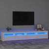 TV skříňka s LED osvětlením bílá 240x35x40 cm 3152762