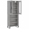 Skříň highboard šedá sonoma 69,5 x 34 x 180 cm kompozitní dřevo 3198751