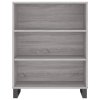 Skříň highboard šedá sonoma 69,5 x 34 x 180 cm kompozitní dřevo 3198751
