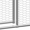 Venkovní klec pro kuřata 3x12x2 m pozinkovaná ocel 3154380