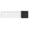 Klec pro kuřata antracitová 400 x 91 x 100 cm pozinkovaná ocel 3106453