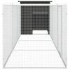 Klec pro kuřata antracitová 400 x 91 x 100 cm pozinkovaná ocel 3106453