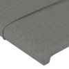 Rám postele bez matrace tmavě šedý 140 x 190 cm textil 3125050