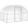 Venkovní klec pro kuřata 3 x 6 x 2 m pozinkovaná ocel 3095465