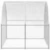 Venkovní klec pro kuřata 3 x 6 x 2 m pozinkovaná ocel 3095465