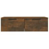 Nástěnné skříňky 2 ks kouřový dub 68x30x20 cm kompozitní dřevo 3115897