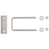 Spona U pro plotový sloupek 60 x 40 mm 25 setů 144504