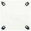 Vozíky na rostliny 4 ks 35 x 35 cm tvrzené sklo čtvercové 3144027