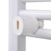 Žebříkový radiátor na ručníky rovný ústřední topení 600 x 1 160 mm 140844