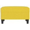 Podnožka světle žlutá 70 x 55 x 41 cm textil 349352