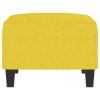 Podnožka světle žlutá 70 x 55 x 41 cm textil 349352