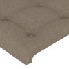 Rám postele bez matrací taupe 90x200 cm textil 3125353