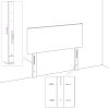 Rám postele bez matrace světle šedá 100 x 200 cm textil 3125276