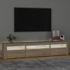 TV skříňka s LED osvětlením dub sonoma 195 x 35 x 40 cm 3152740