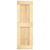 Posuvné dveře s kováním 70 x 210 cm masivní borové dřevo 3202975