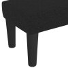 Lavice černá 100x30x30 cm textil 346646
