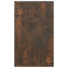 Příborník se 3 zásuvkami kouřový dub 120 x 41 x 75 cm kompozit 813062