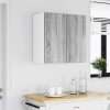 Závěsná skříňka Lyon šedá sonoma 60x31x60 cm kompozitní dřevo 815112