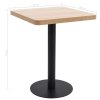 Bistro stolek světle hnědý 60 x 60 cm MDF 286430