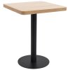 Bistro stolek světle hnědý 60 x 60 cm MDF 286430