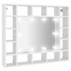 Zrcadlová skříňka s LED bílá 91 x 15 x 76,5 cm 808864