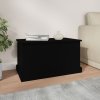 Úložný box černý 70 x 40 x 38 cm kompozitní dřevo 816505