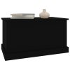 Úložný box černý 70 x 40 x 38 cm kompozitní dřevo 816505
