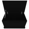 Úložný box černý 70 x 40 x 38 cm kompozitní dřevo 816505