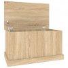 Úložný box dub sonoma 70 x 40 x 38 cm konstrukční dřevo 816507
