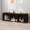 Knihovna / TV skříňka hnědý dub 36x30x114 cm kompozitní dřevo 826657