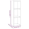 Knihovna / TV skříňka hnědý dub 36x30x114 cm kompozitní dřevo 826657