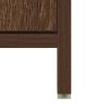 Koupelnová skříňka hnědý dub 60 x 33 x 61 cm kompozitní dřevo 826359