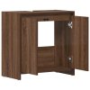 Koupelnová skříňka hnědý dub 60 x 33 x 61 cm kompozitní dřevo 826359